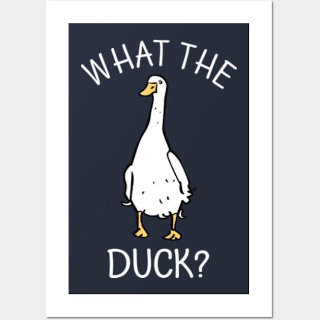 What The Duck Wall Art by Three Meat Curry